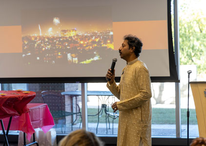 Appears to be an image from the Diwali celebration at Oakton College.