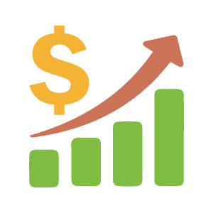 increased lifetime earnings for graduates*** icon